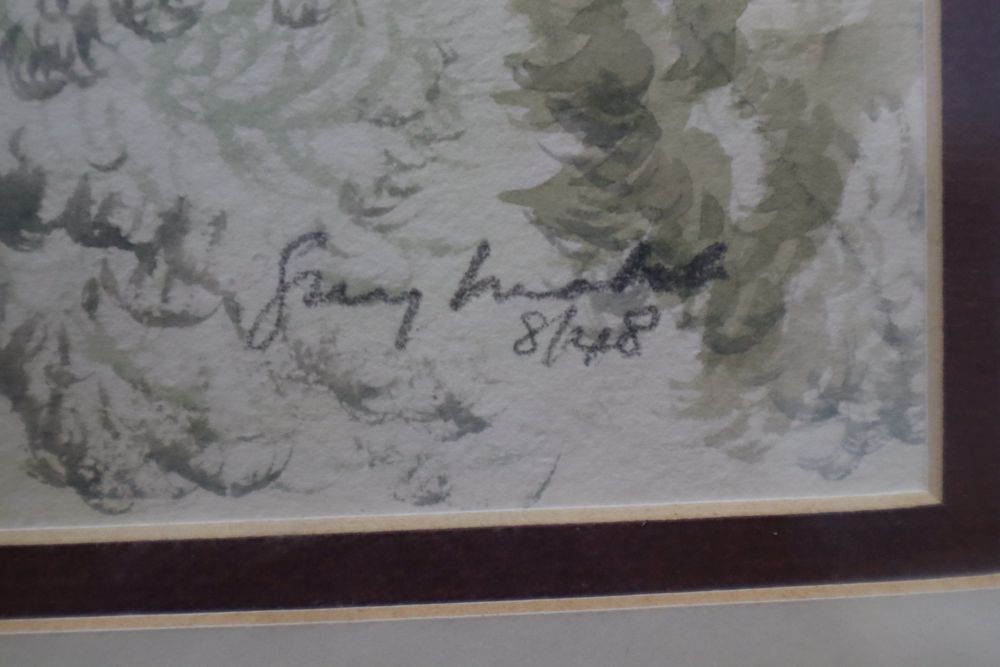 Guy Malet (1900-1973), View of Cheddar Gorge, signed and dated 8/48, 31 x 47cm